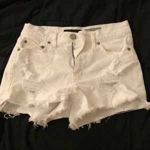 white high waisted aeropostale shorts